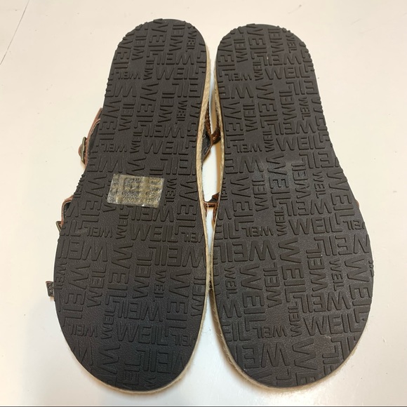 Weil With Orthaheel Technology by Vionic Zeal Women’s Leather Sandals Size 7 - Picture 2 of 6